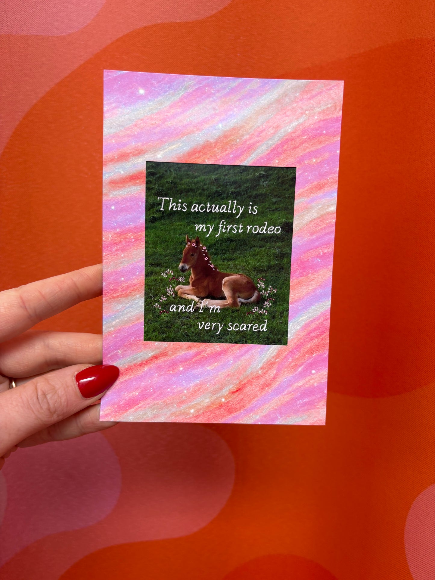 My First Rodeo Post Card