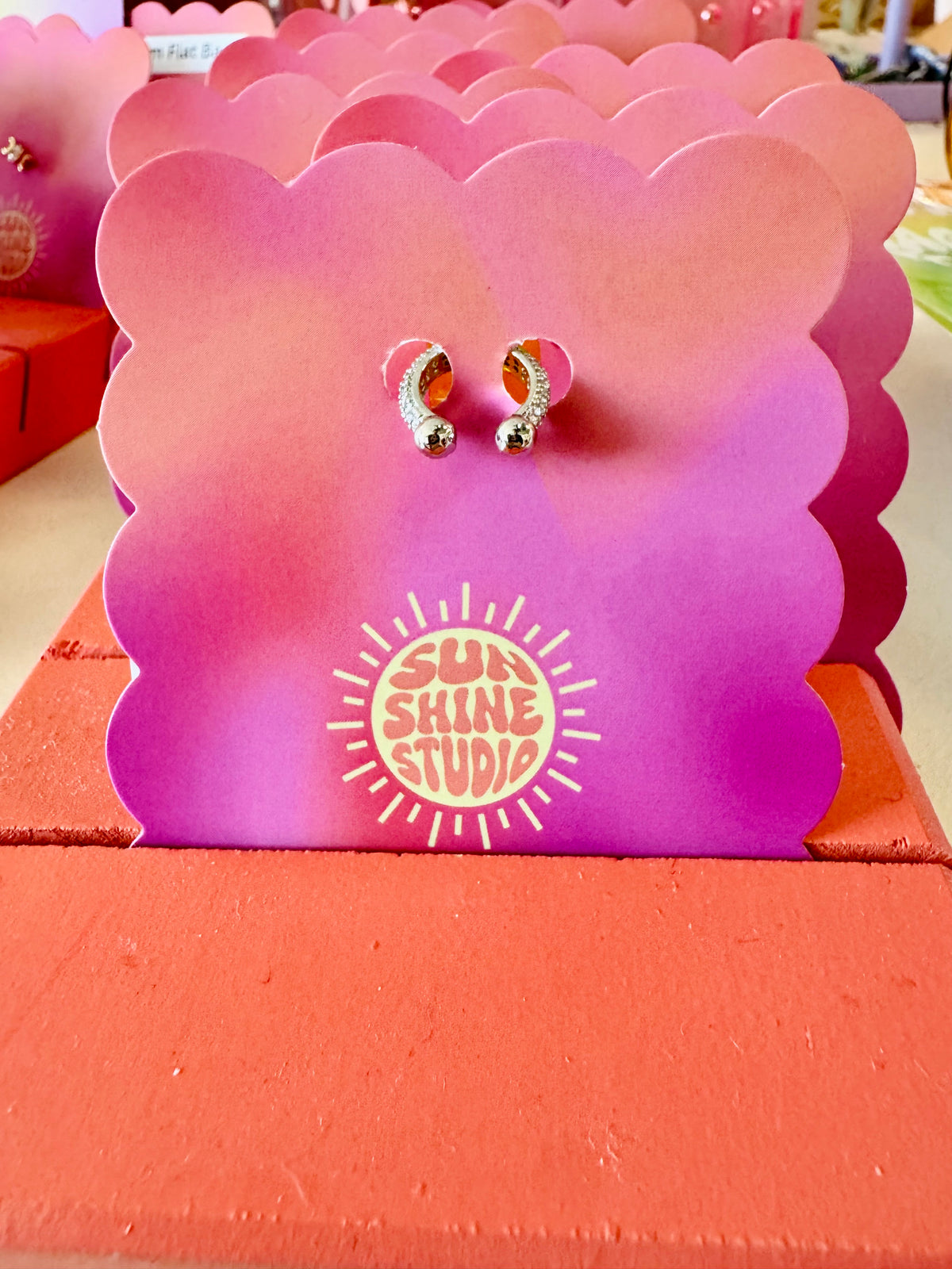 Small Sparkle Cuff Earring