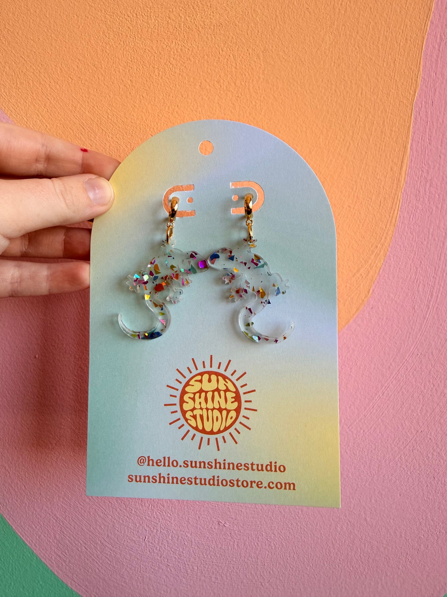 Baby Lizard Earrings