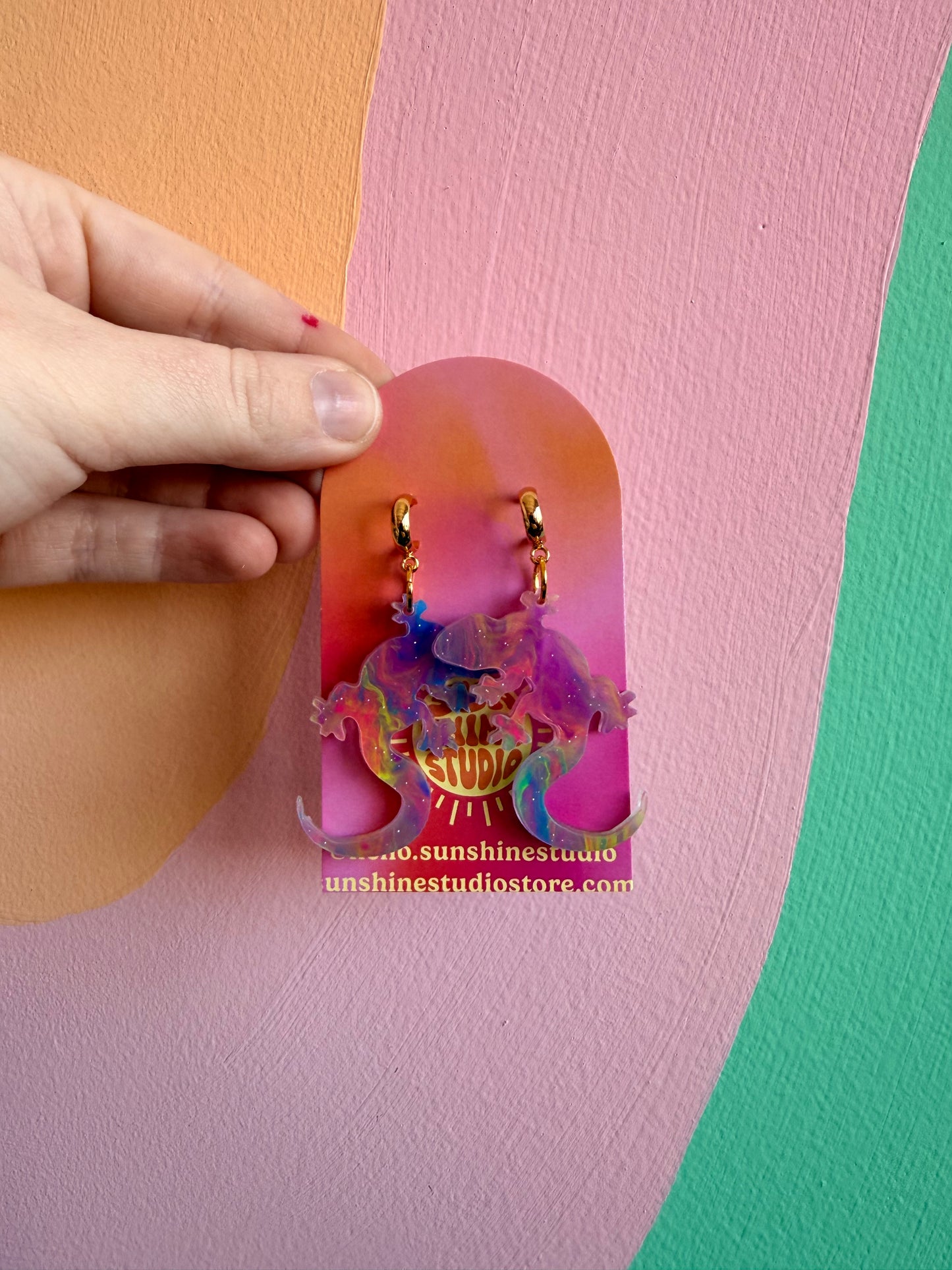 Baby Lizard Earrings