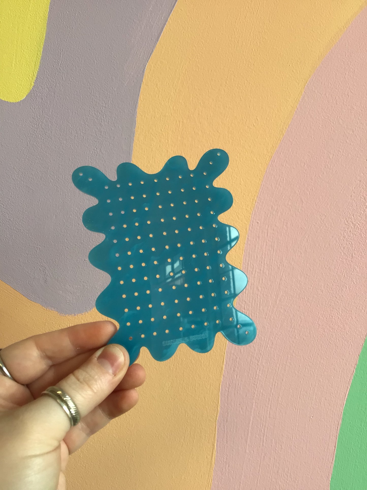 Ocean Blue Travel Earring Holder