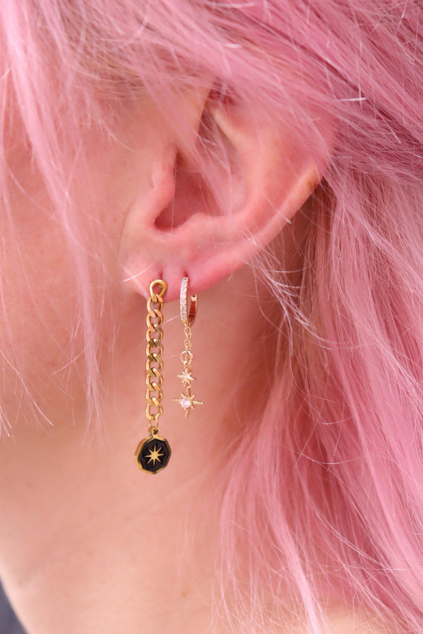 Compass Chain - Mix and Match Earring