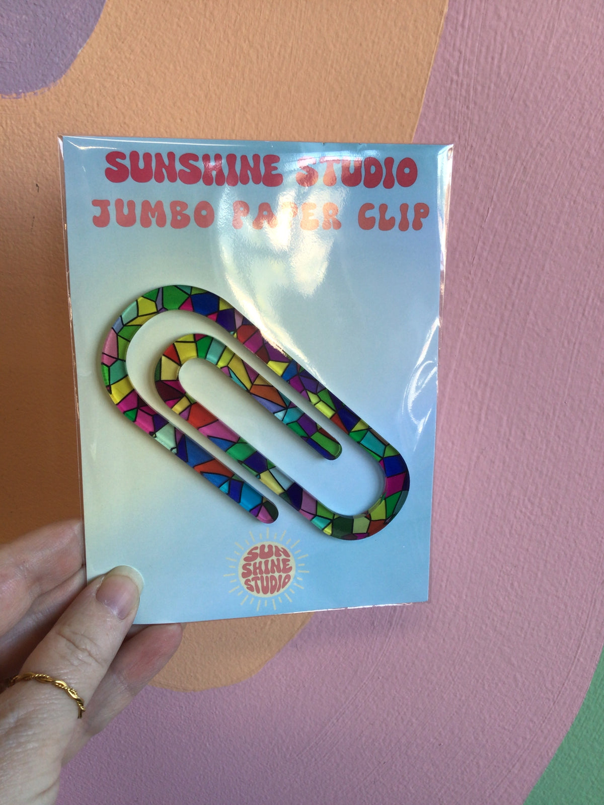 Colorful Jumbo Paperclips