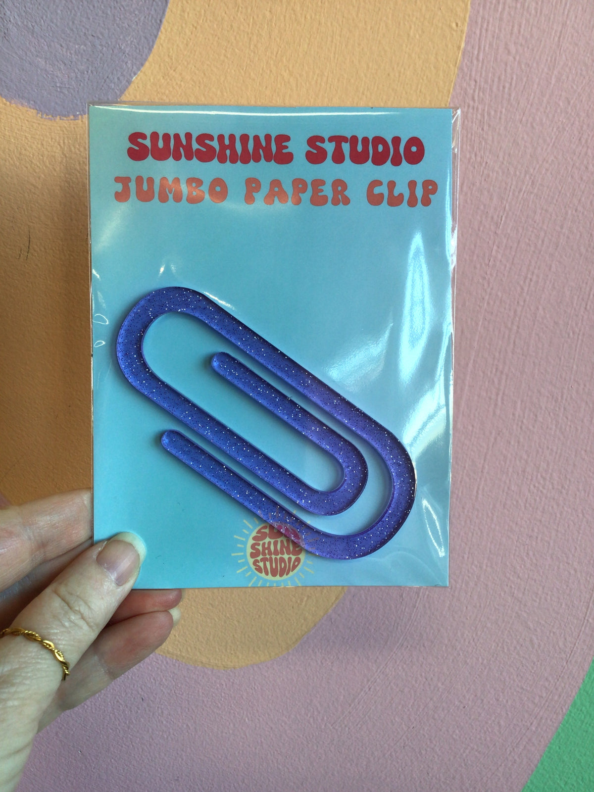 Colorful Jumbo Paperclips