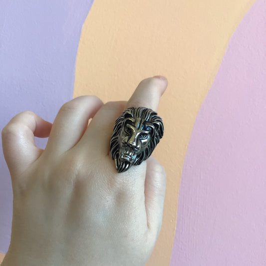Lion Titanium Ring