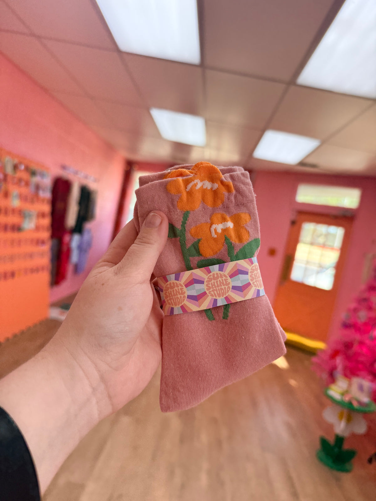 Fun Flower Socks