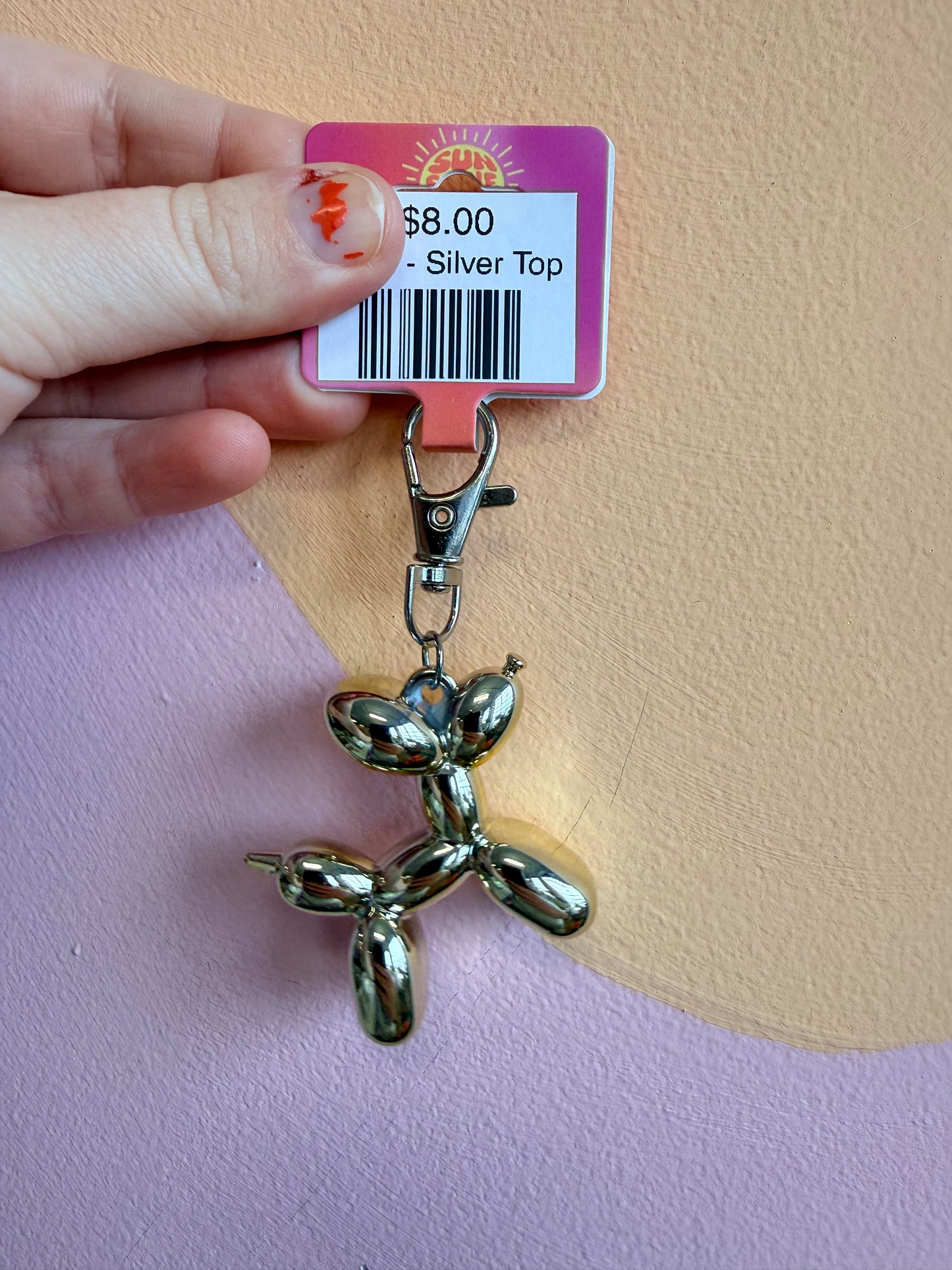 Balloon Animal Statement Keychain