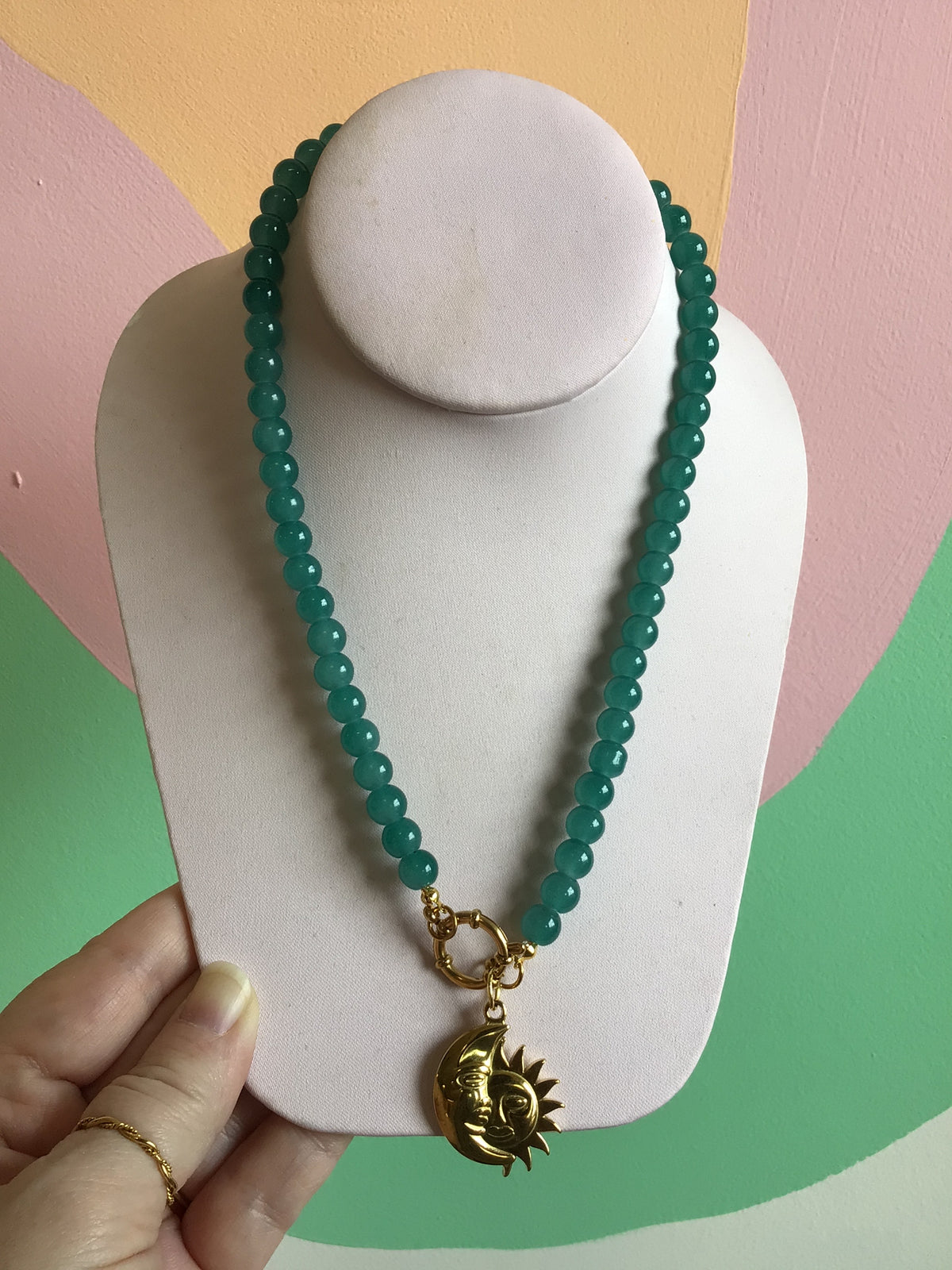 Eva Titanium Beaded Necklace