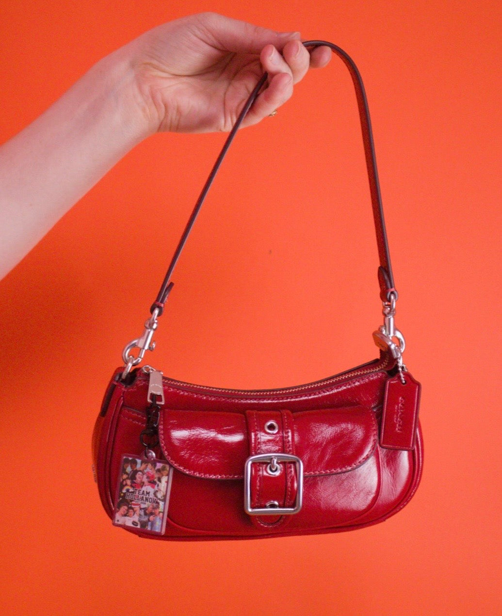 Team Hollonov Collage Bag Charm