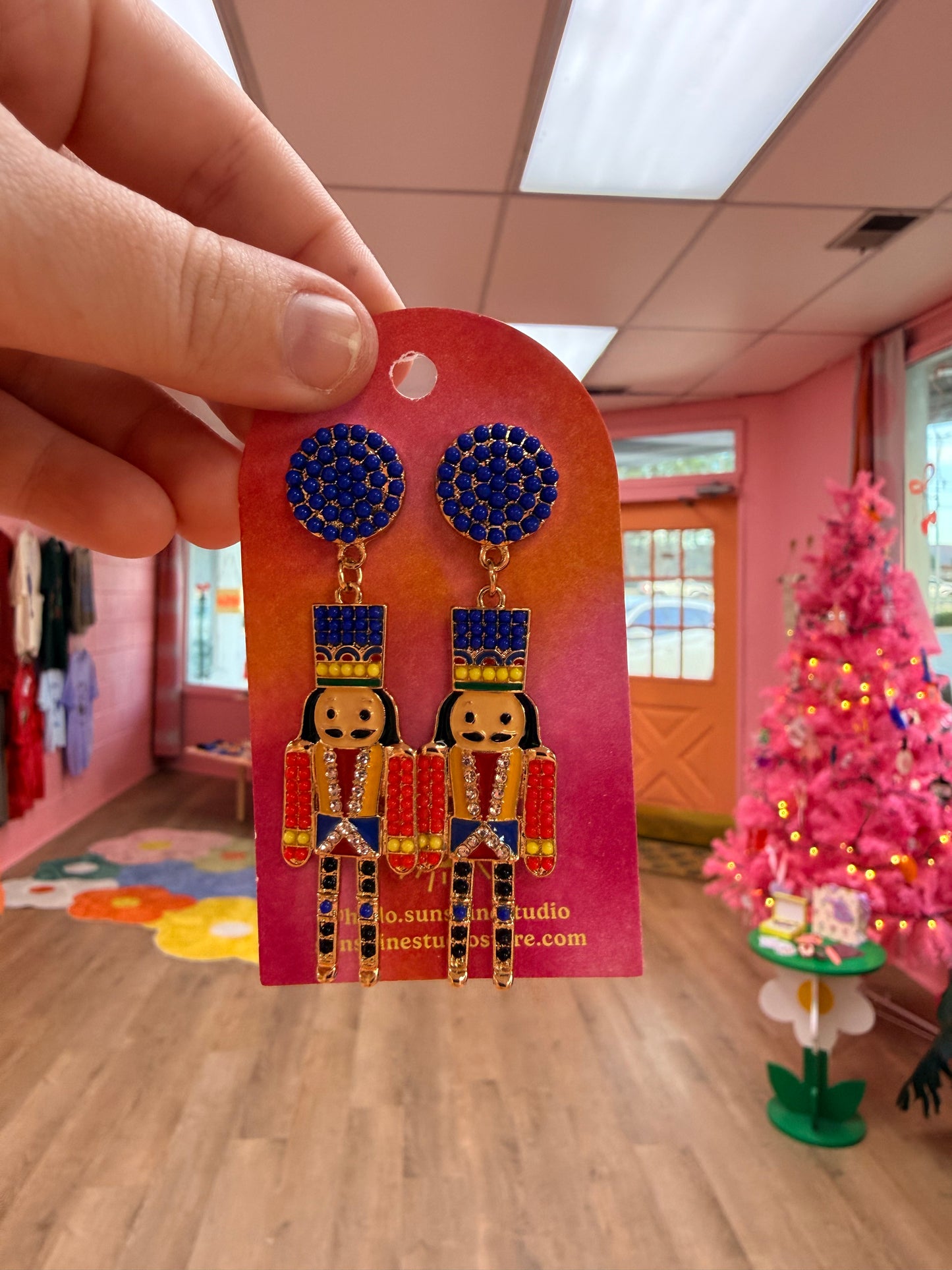 Colorful Nutcracker Earrings
