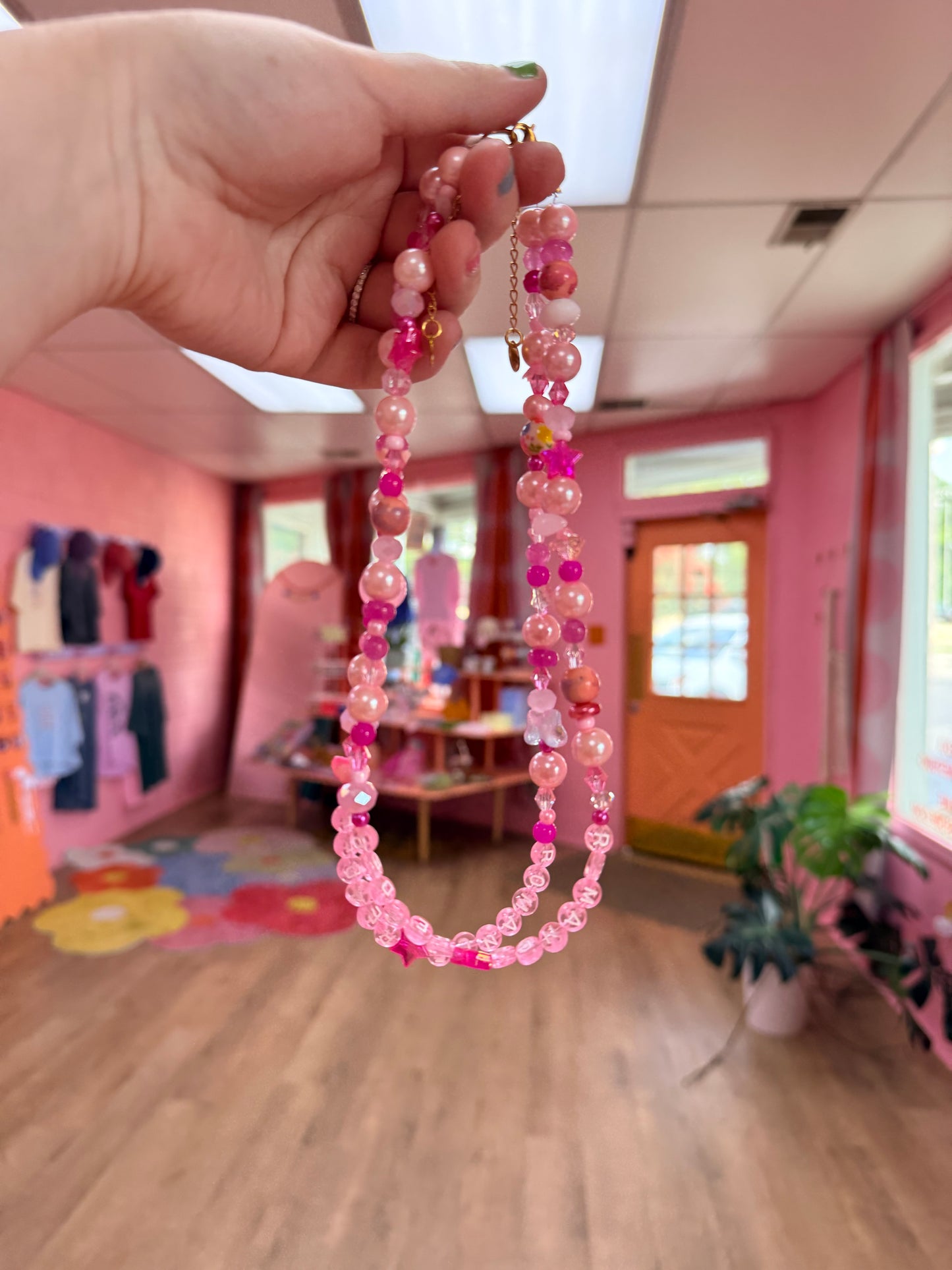 "Romance Reader" Beaded Necklace