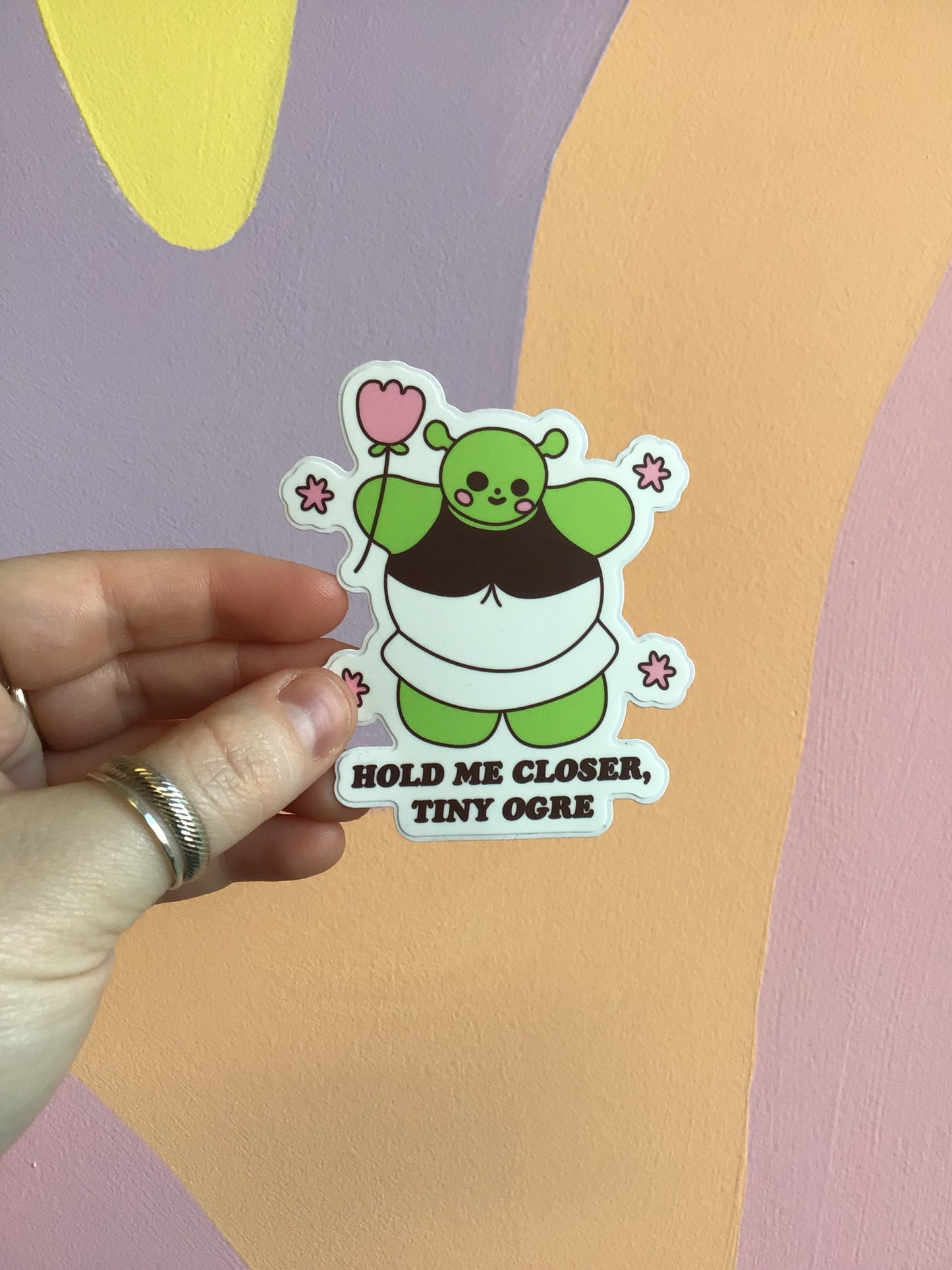 Tiny Ogre Sticker