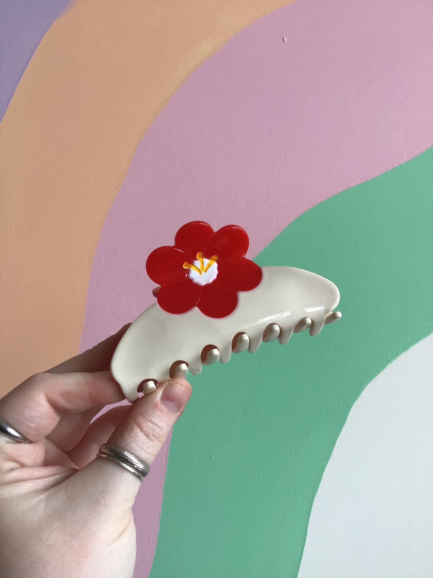 Plumeria Flower Hair Claw