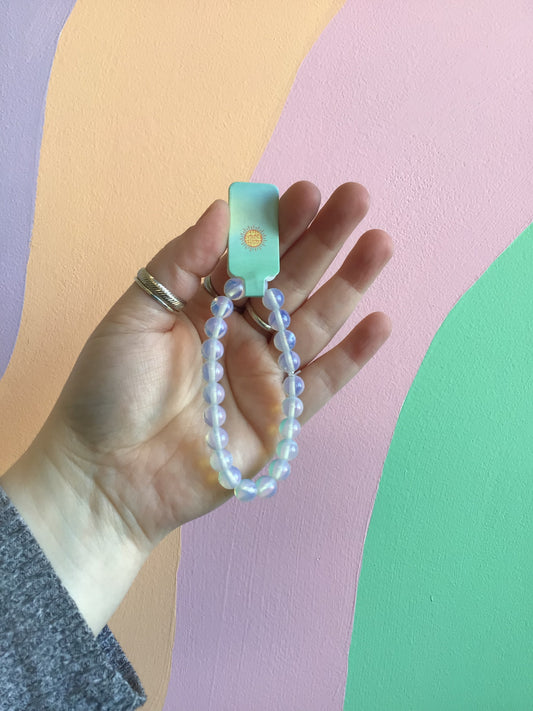 Glass Bead Stretchy Bracelet