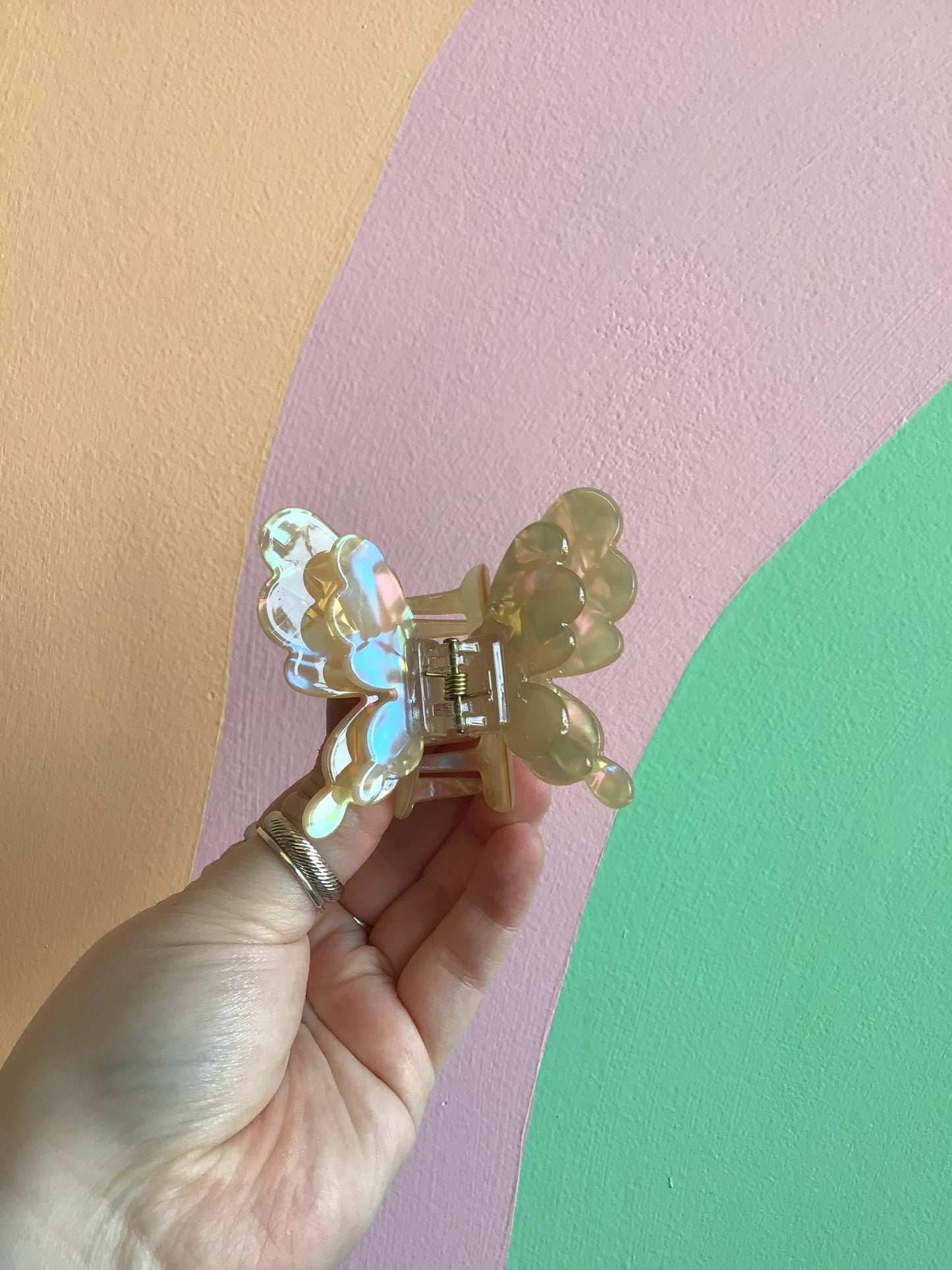 Bubbly Butterfly Hair Claws