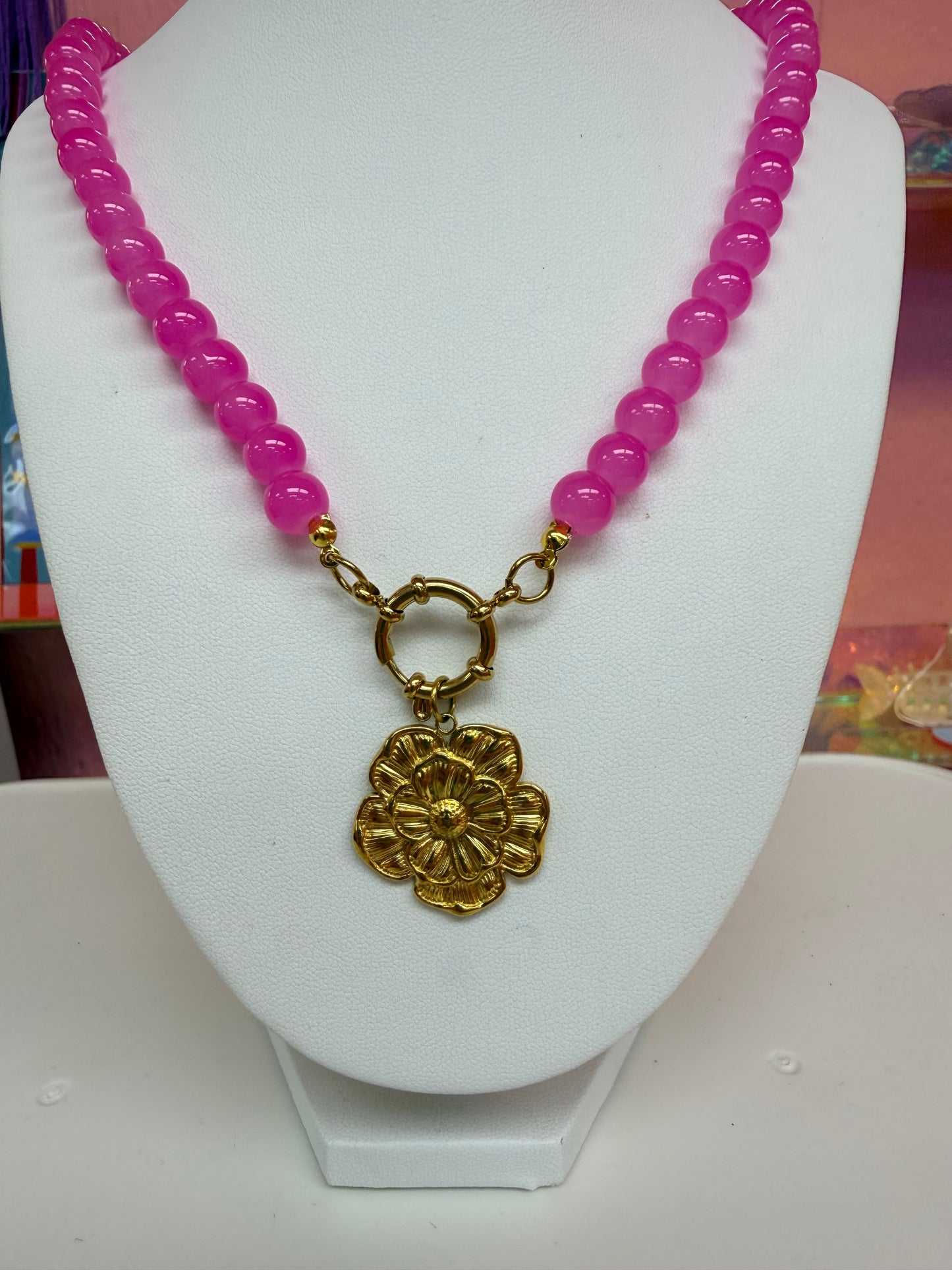 Tate Titanium Beaded Necklace