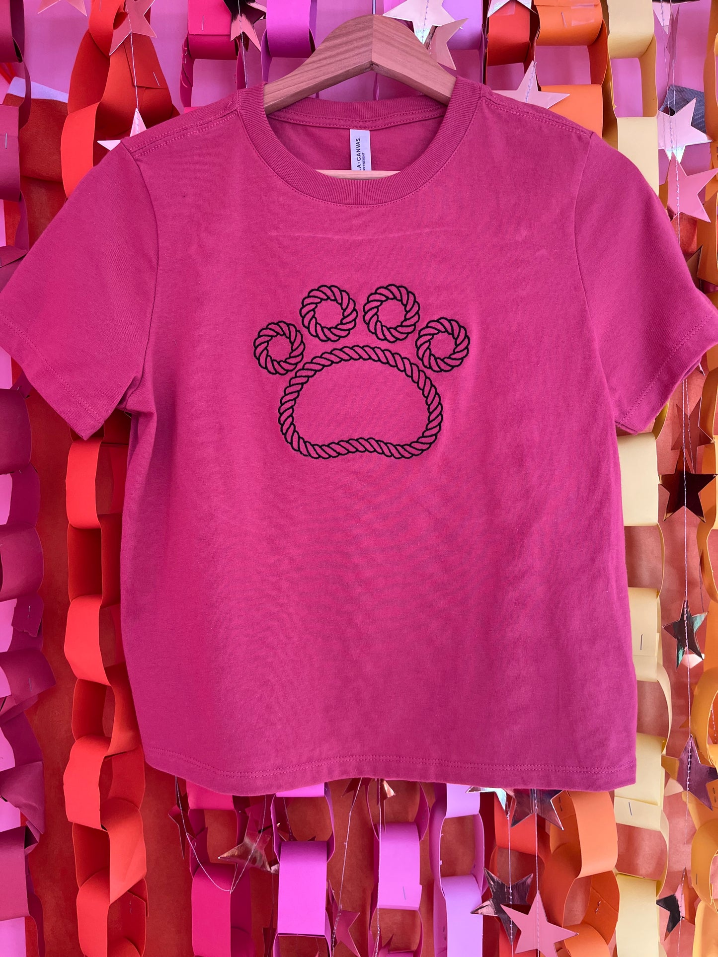 Embroidered Rope Pawprint Shirt