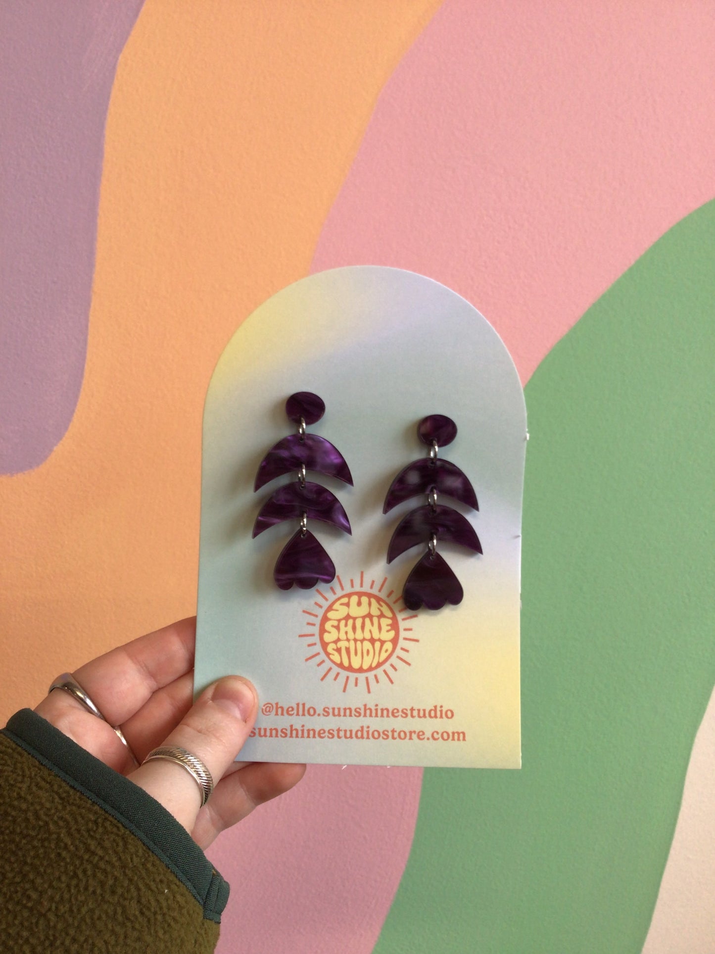 Plumette Statement Earrings