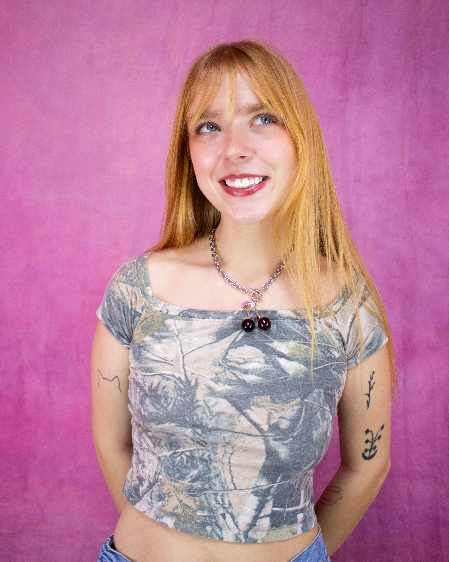 Cherry Chain Necklace