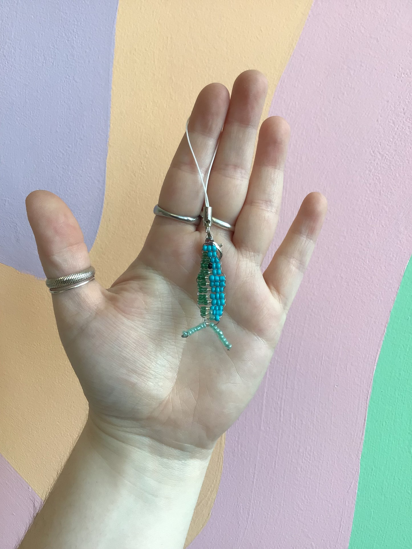 Teeny Beaded Phone/Bag Charms