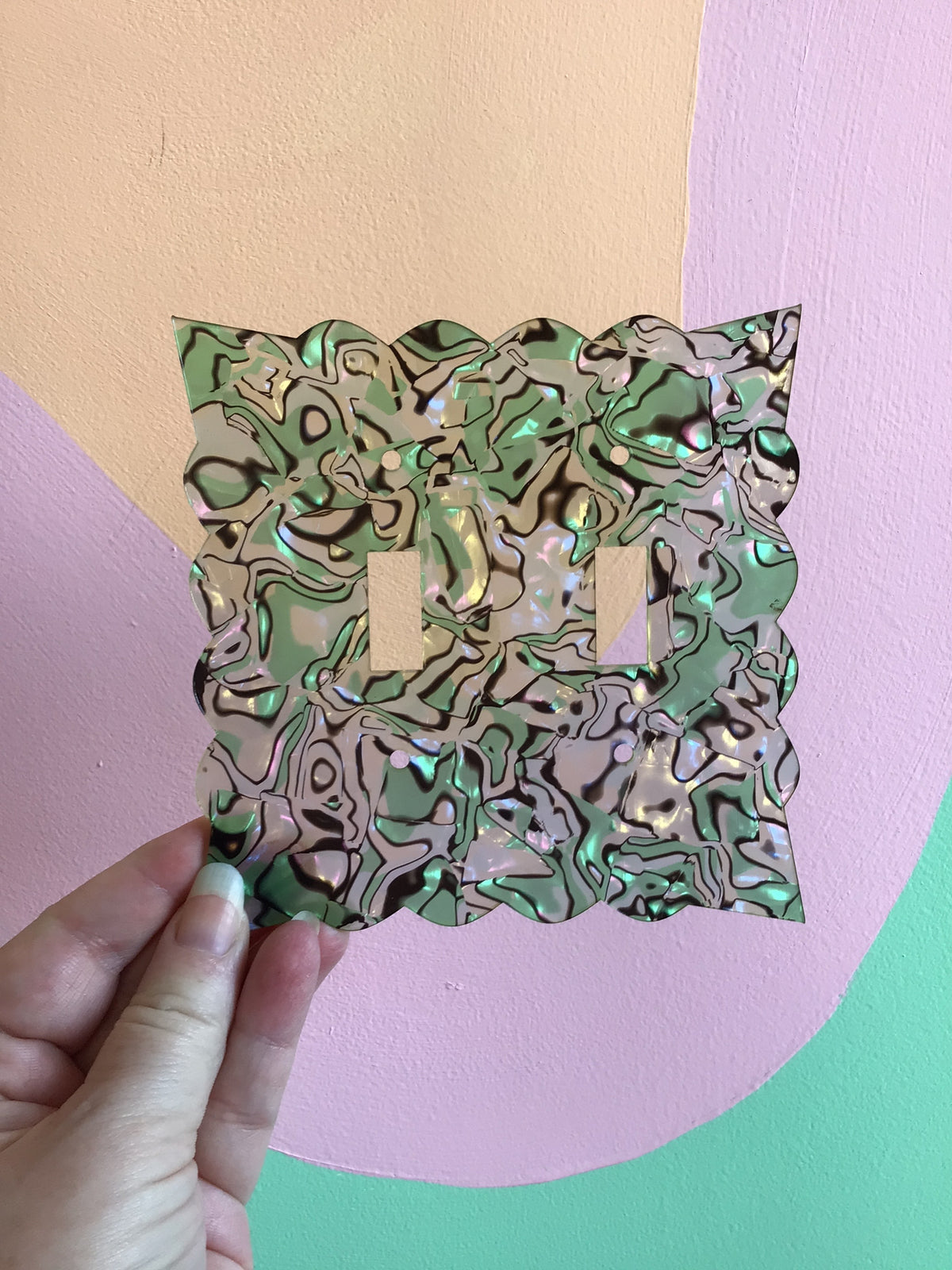 Green Abalone Outlet Covers