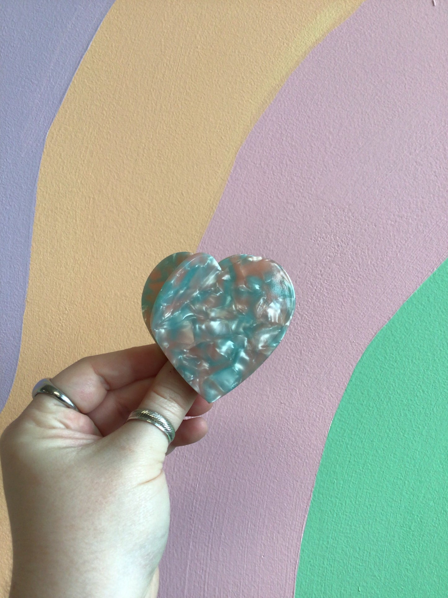Heart Shaped Hair Claw