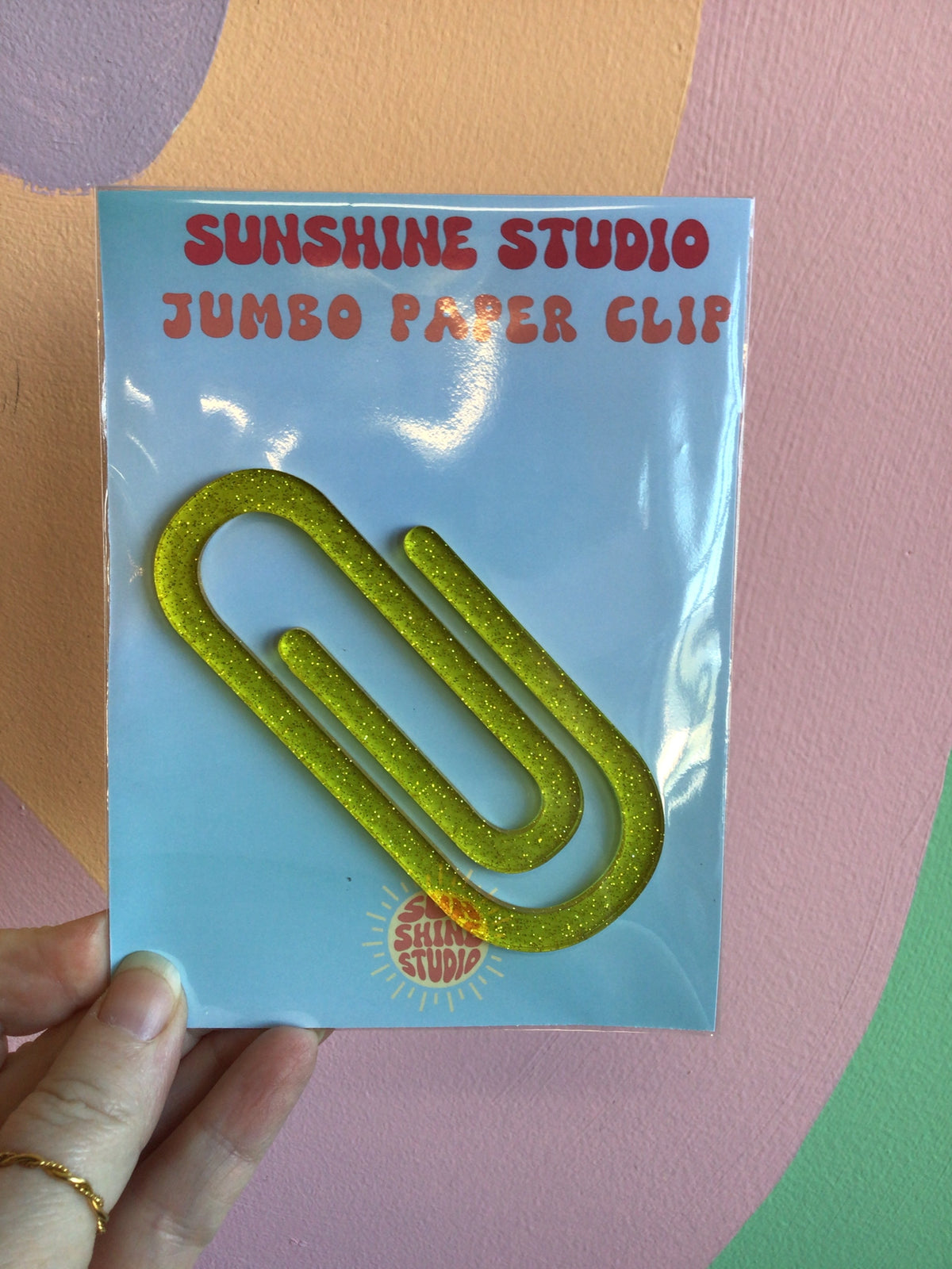 Colorful Jumbo Paperclips