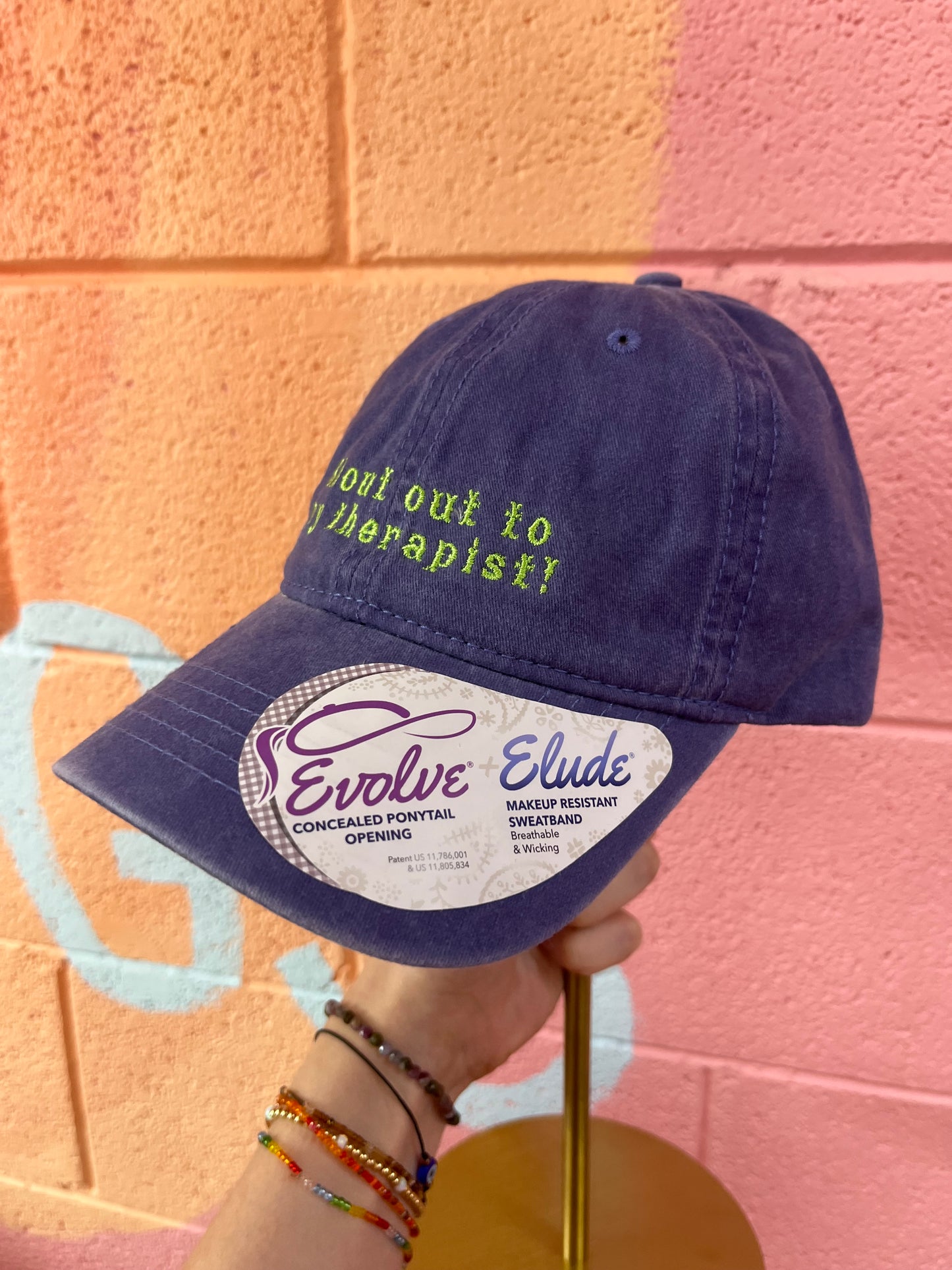 Shoutout to my Therapist Embroidered Hat