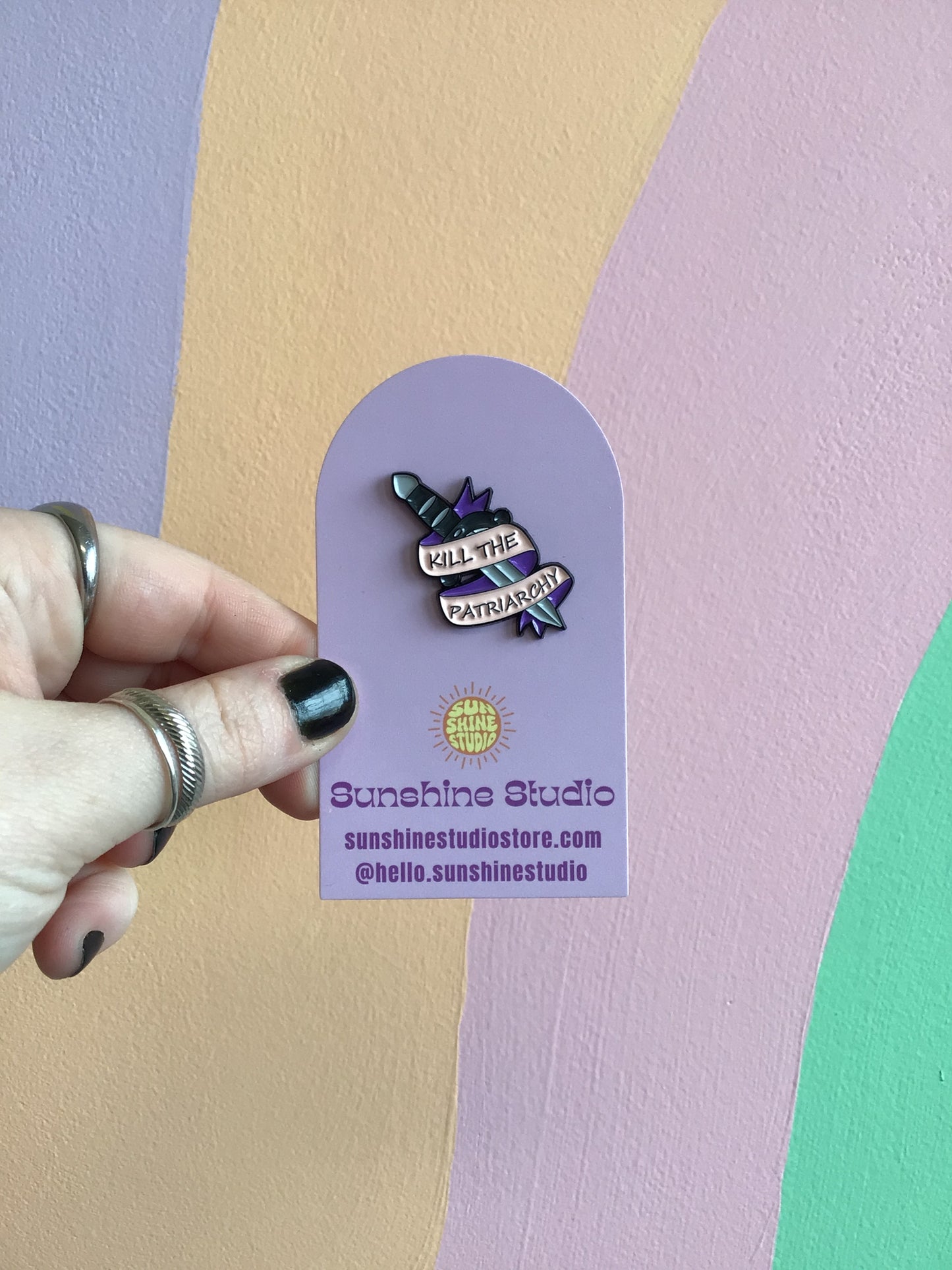 “Kill the Patriarchy” Enamel Pin