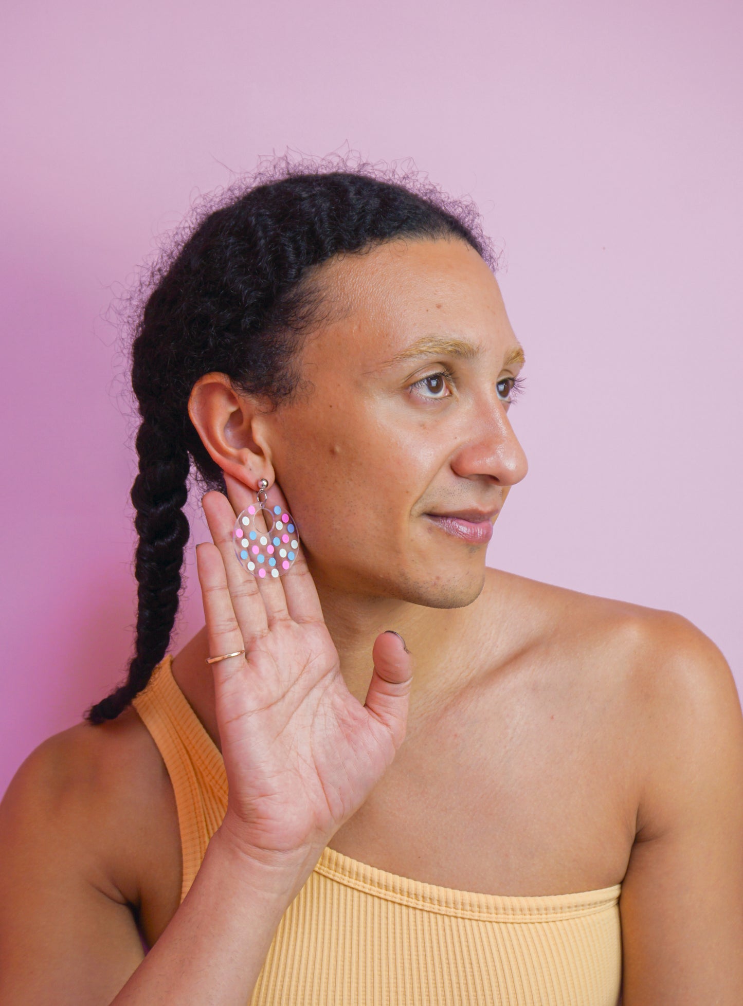 Polka Dot Pride Earrings