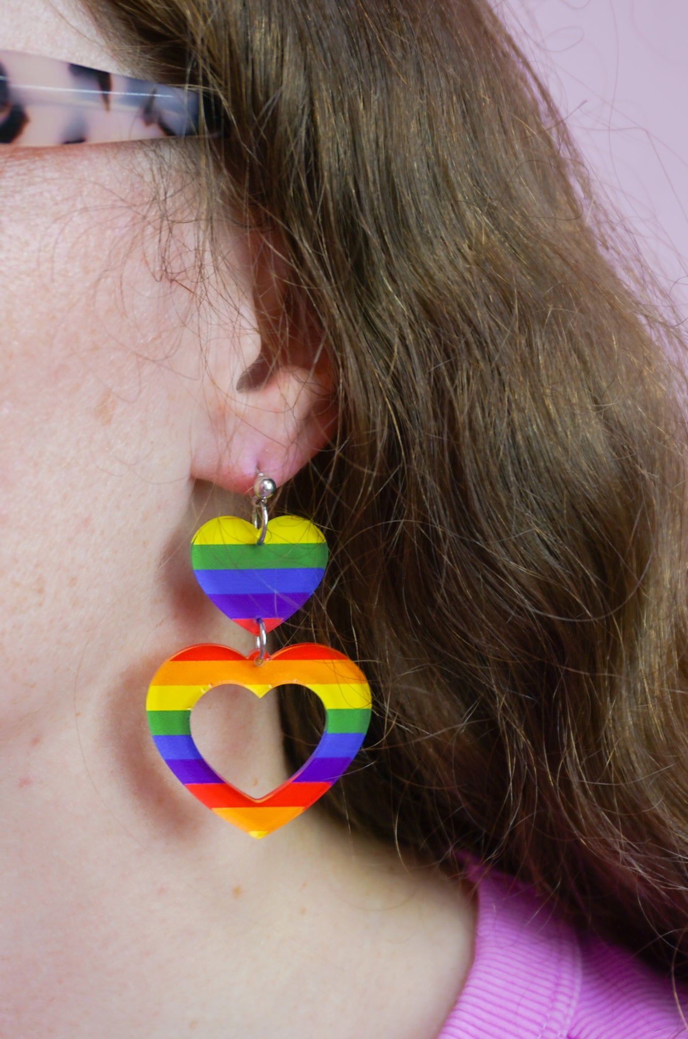 Love is Love Heart Cutout Earrings