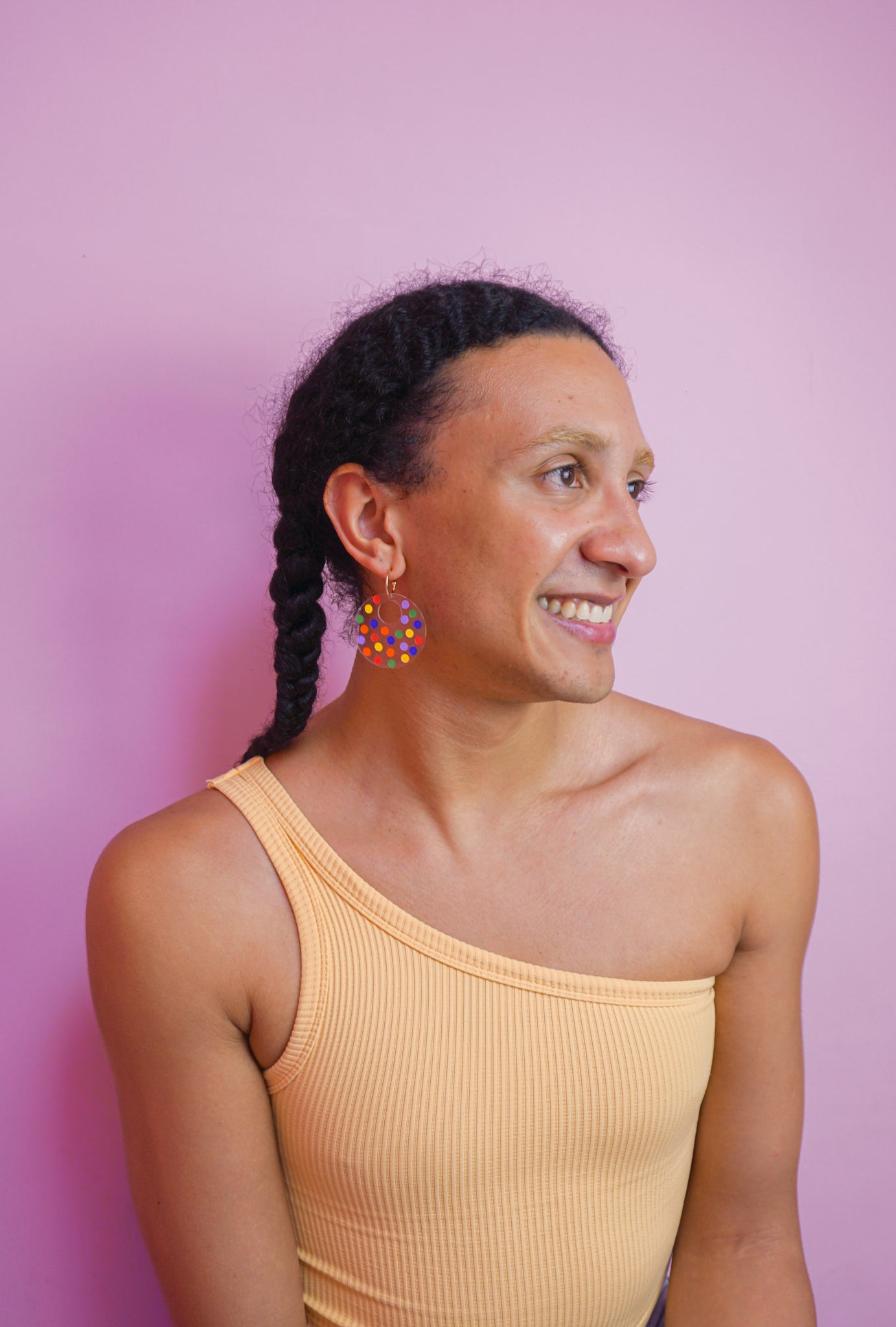 Polka Dot Pride Earrings