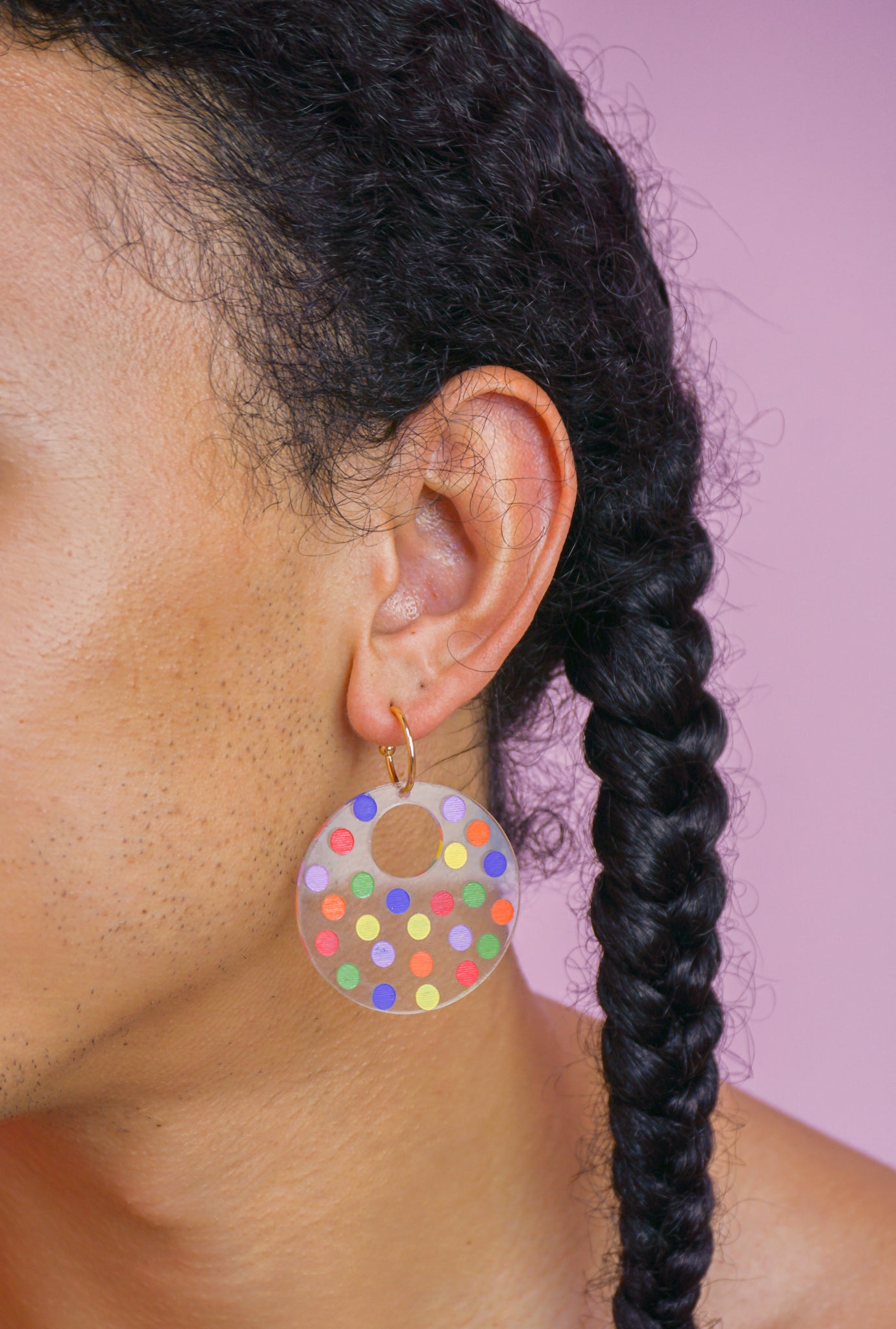 Polka Dot Pride Earrings