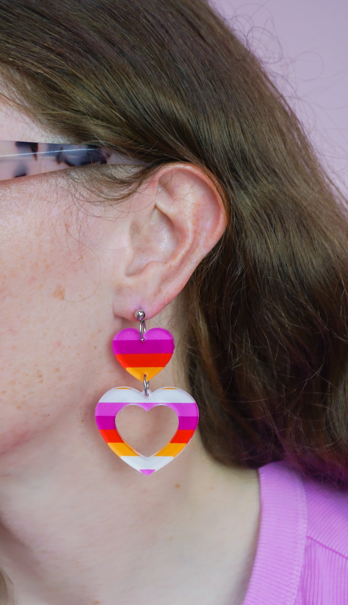 Love is Love Heart Cutout Earrings