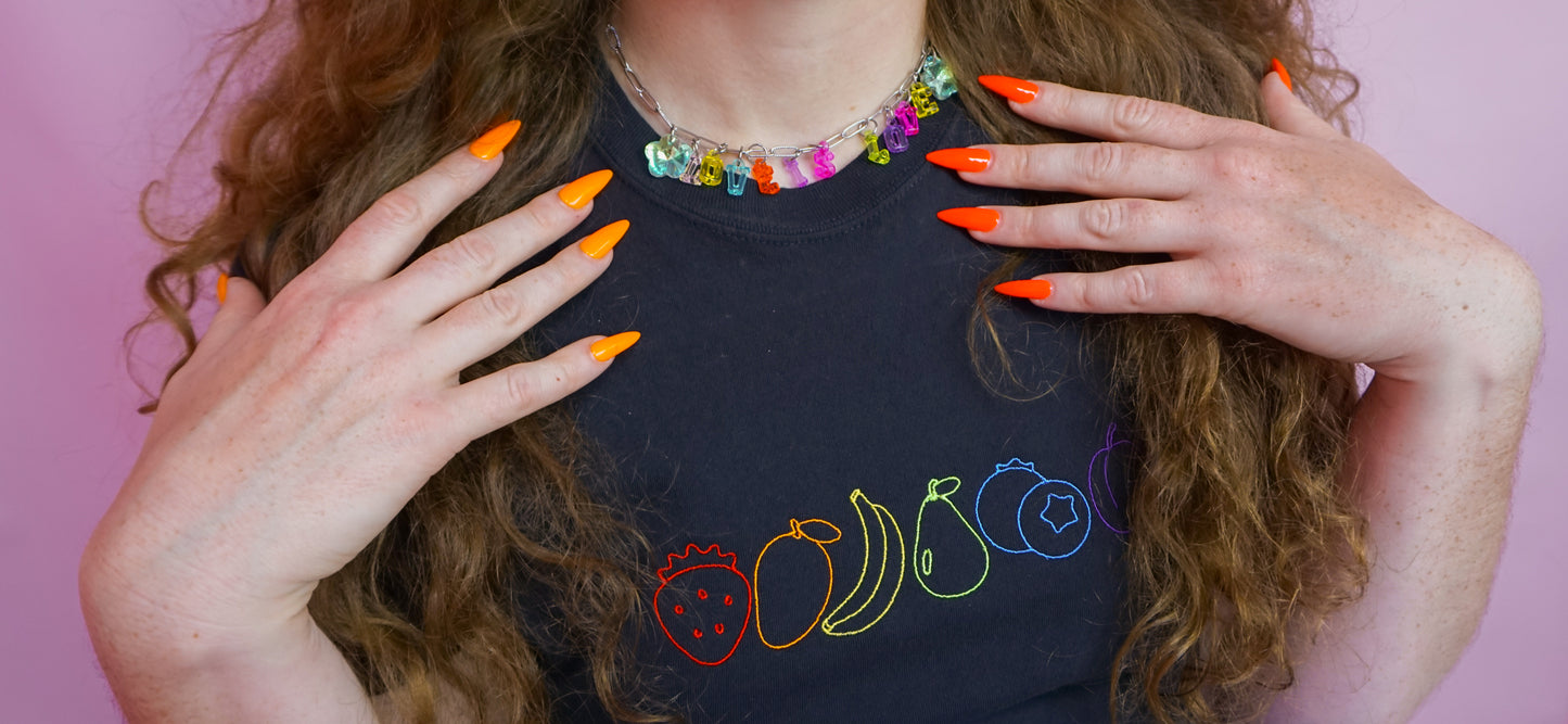 Love is Love Colorful Charm Necklace