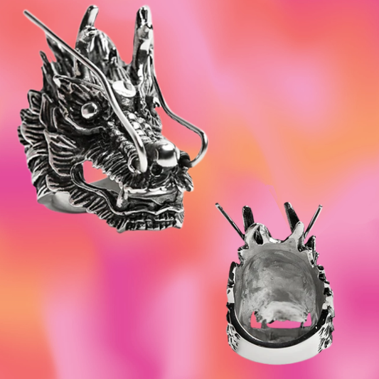 Statement Dragon Head Ring
