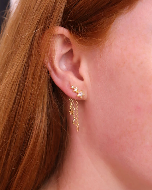 Shooting Star Dangle Stud - Mix and Match Earring