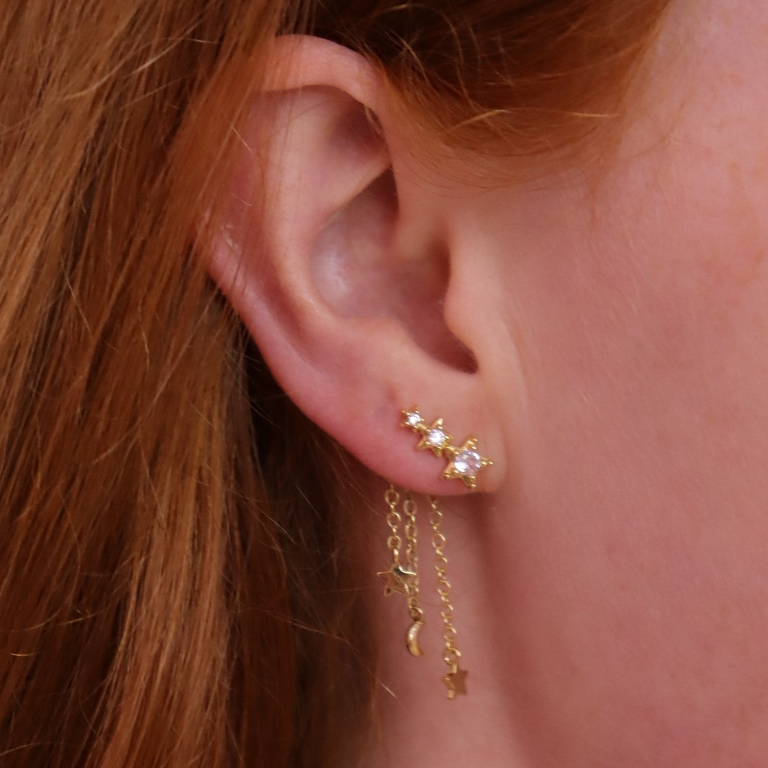 Shooting Star Dangle Stud - Mix and Match Earring