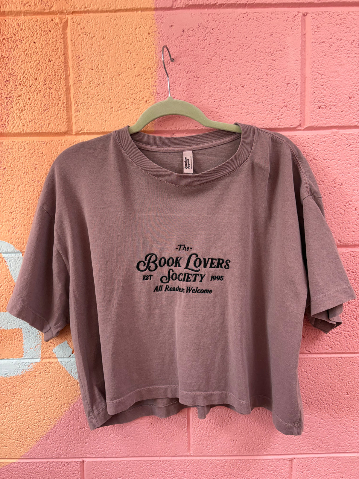 "The Book Lovers Society" Embroidered Shirt