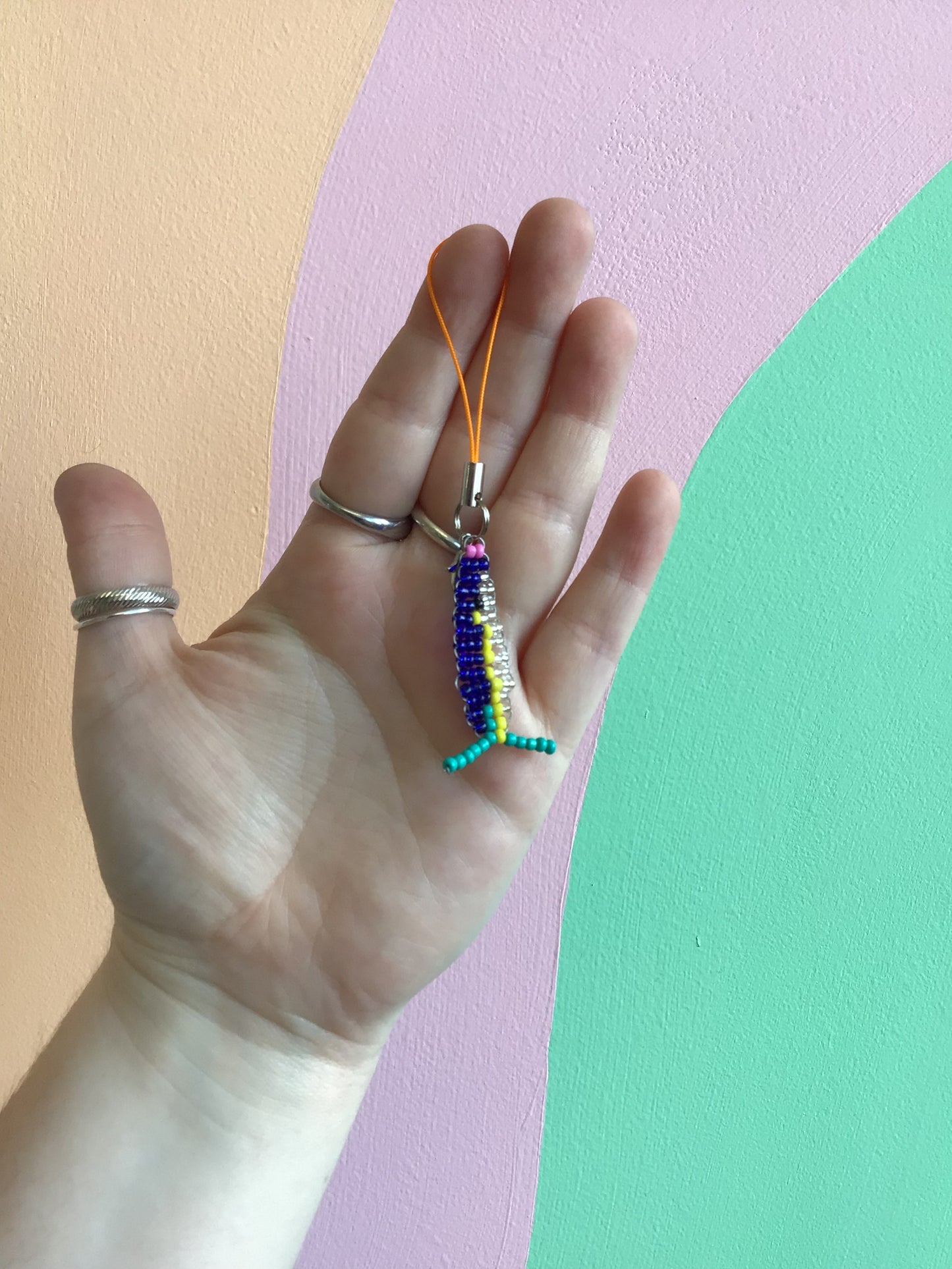 Teeny Beaded Phone/Bag Charms