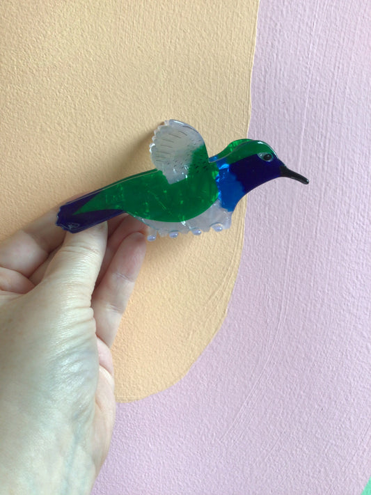 Sparkly Bird Hair Claws