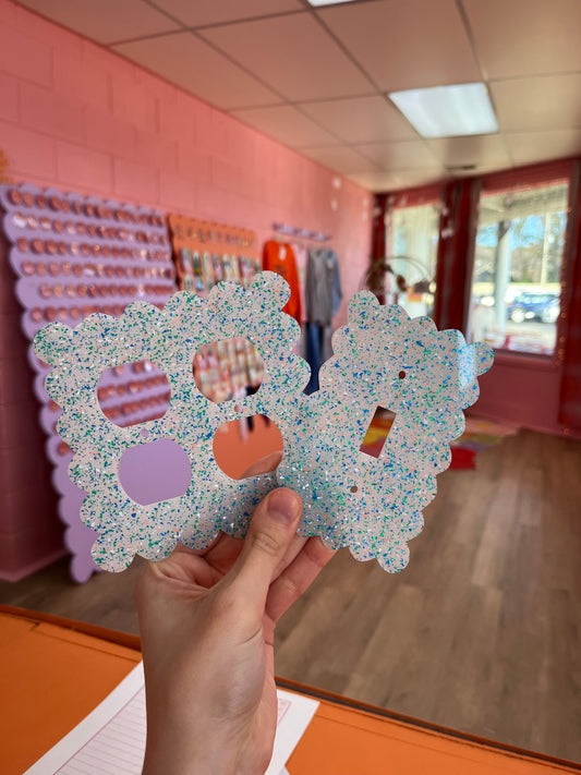 Blue & Green Confetti Outlet Cover