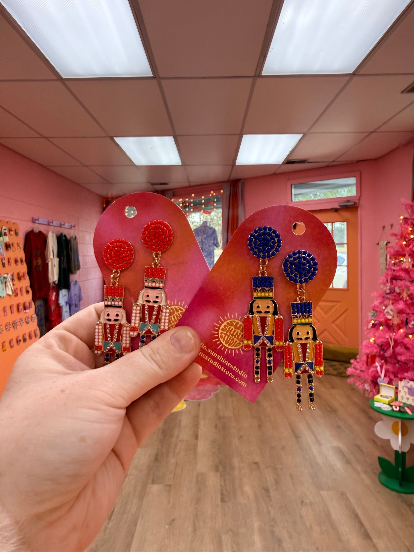 Colorful Nutcracker Earrings