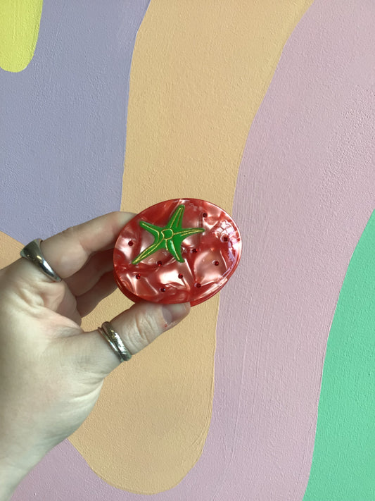 Tomato Hair Claw