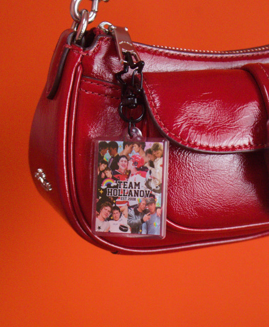 Team Hollonov Collage Bag Charm