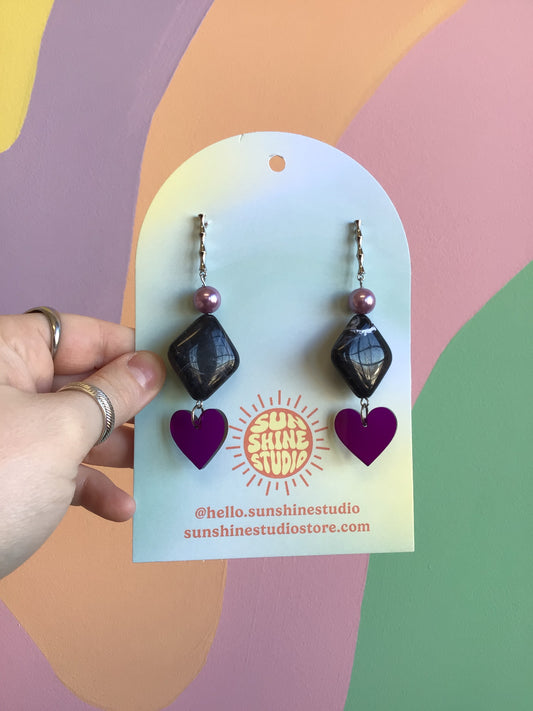 Queen of Diamonds Dangles