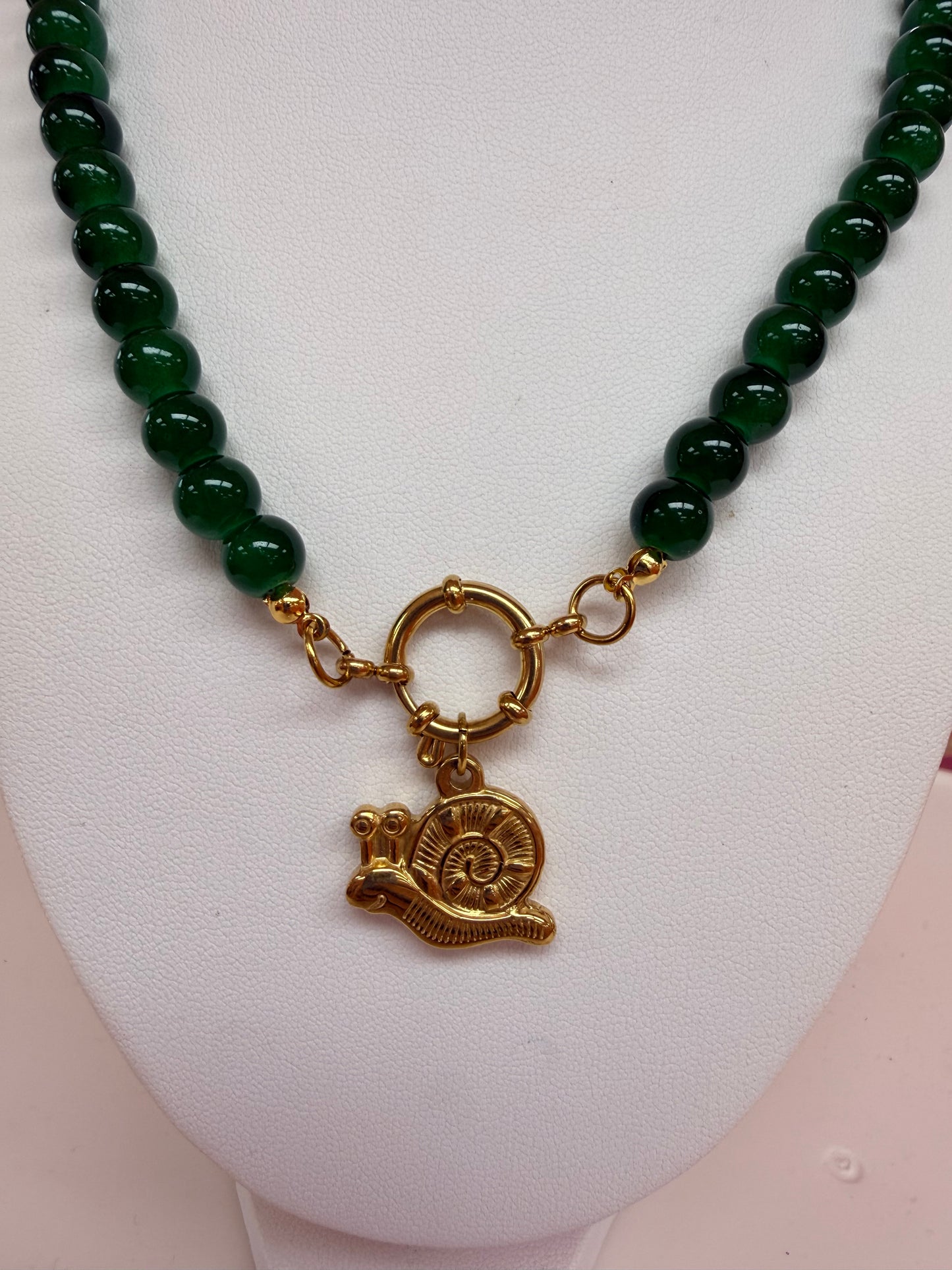 Lana Titanium Beaded Necklace