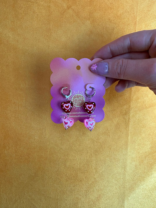 Art Pop Heart Dangle