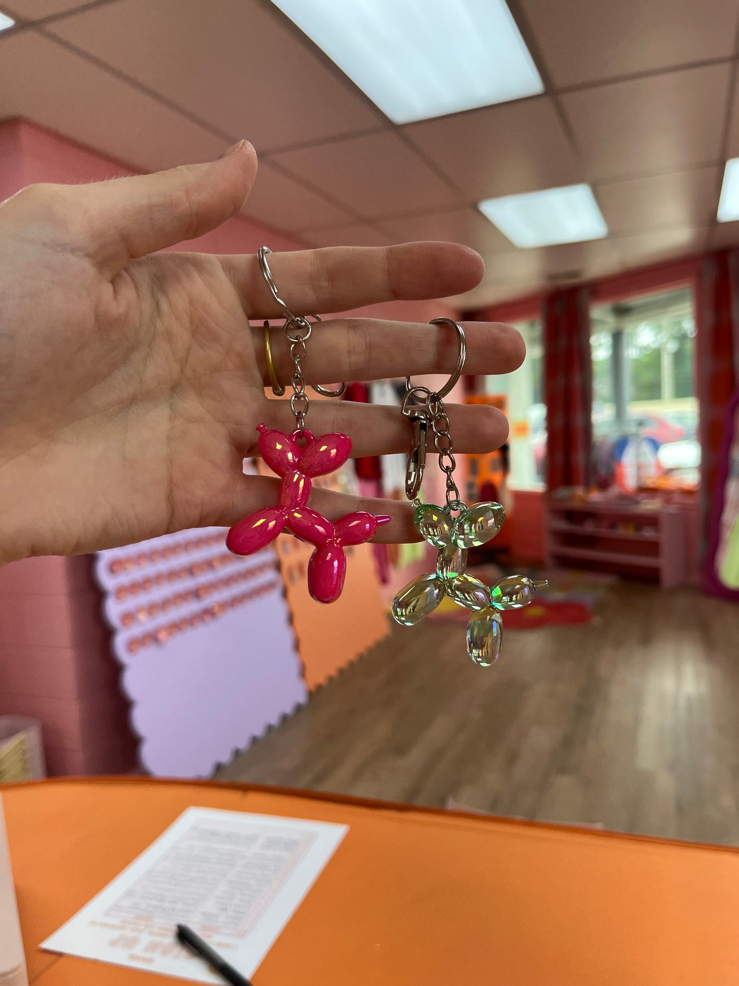 Balloon Animal Statement Keychain