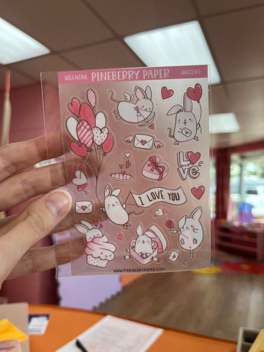 Valentine Sticker Sheet